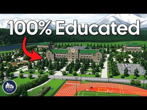 Can You Build a City with ZERO Uneducated Workers? | Cities Skylines 2