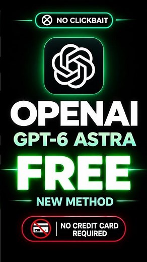 GPT-6 Astra Free & Unlimited | New Method #ai # #tech #chatgpt