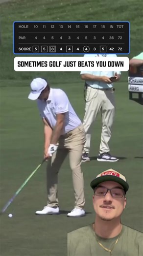 Golf is a cruel game 💀⛳️ #golf #golfaddict #pga #pgatour #golftok | golf