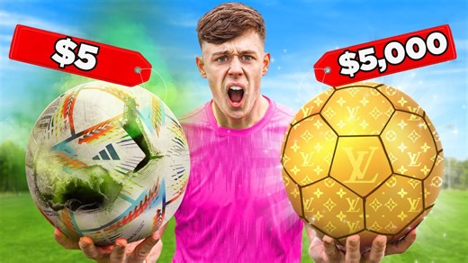 $5 vs. $5000 Soccer Ball!