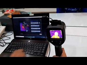 How to connect Flir Ex series to Computer or Laptop for Corona Virus Human Body Inspection