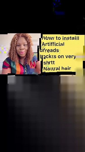 Installing artificial locs on very short hair: watch and learn #locs #locstyles #dreads #dreadlocks #hairstyles #hairstyle | Diseph Benson’s Backup page
