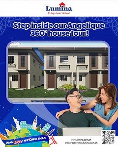 1.5K views · 404 reactions | Experience safe and convenient house tour through Lumina Homes' Angelique 360 House Tour! To virtually navigate inside this home models with 35 sqm. homespace, just head to https://bit.ly/lumina-homes-angelique-360. #LuminaHomes #LuminaOfficial #GoBeyondIn2021 | Lumina Official | Facebook