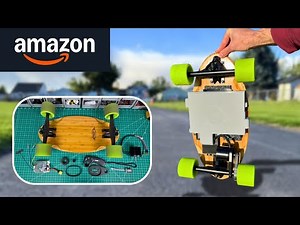 Building a TINY Electric Skateboard Entirely From Amazon Parts