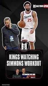The Sacramento Kings are watching Ben Simmons workout?