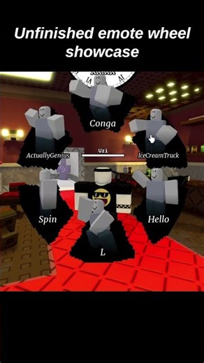 Emote wheel UI | #roblox #devlog #robloxdev