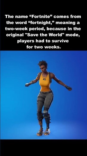 The name "Fortnite" comes from the word "fortnight," meaning...