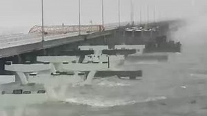 Florida Sheriff: Hurricane Sally knocks out section of Pensacola's new Three-Mile Bridge