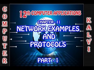 12TH COMPUTER APPLICATION-CHAPTER 11- NETWORK EXAMPLES AND PROTOCOLS- PART 1