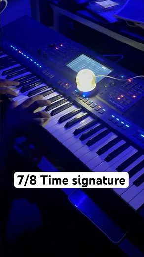 How to play 7/8 Time Signature in🎹|Rythm pattren|