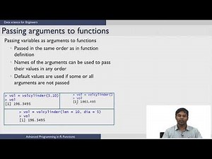 Advanced programming in R : Functions