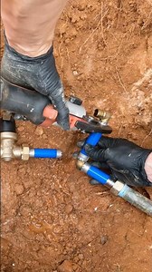 Replacing a buried pressure reducing valve 🌱💦 #plumbing #plumber #asmr #diy