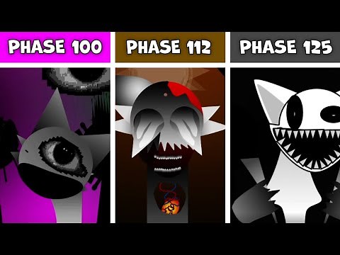 Incredibox Sprunki: Phase 100 VS Phase 112 VS Phase 125 | New Phases!
