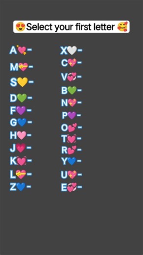 choose your first letter #viralshorts #viralvideos #viralsong