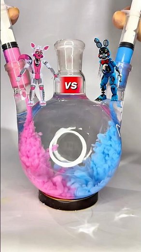 🩷 Funtime Foxy vs Toy Bonnie 💙 | FNAF Color Battle #Shorts