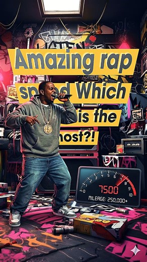 The Evolution of Rap Flow Speeds: Level 1 vs Level 5 📉#celebritynews #americanrapper #rapfacts