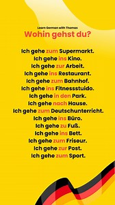 1.7M views · 10K reactions |  Heute zeige ich dir wichtige Präpositionen auf Deutsch. 欄 #deutschlernen #deutschsprechen #deutschonline #deutschkurs #learngerman #learngermanonline | Learn German with Thomas | Facebook