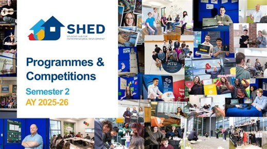 SHED Presentation - Programmes Competitions - Semester 2, AY 2025-26 | MTU Student Hub for Entrepreneurial Development