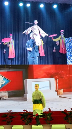 Xiaoyi stick puppetry and Shangdang wooden clapper opera overlap. #DeepeningReform #3rdPlenum #BeautifulChina #ChinaUpClose #Shanxi #ChinaTravel #Heritage | China Plus Culture