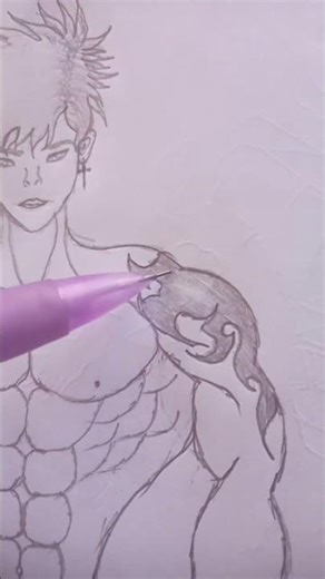 anime character drowning body