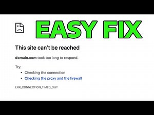 How To Fix NET ERR_CONNECTION_TIMED_OUT Error in Windows