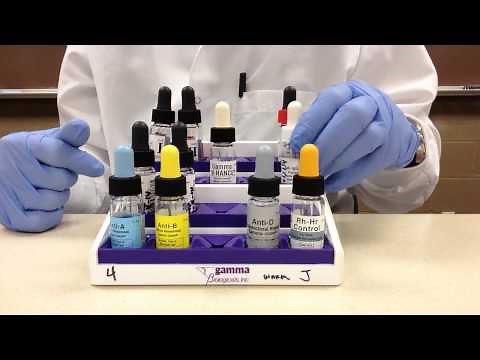 Blood Bank - Reagent Rack