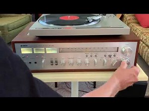 Yamaha CR-1020 Stereo Receiver Amplifier Demonstration - for sale ebay