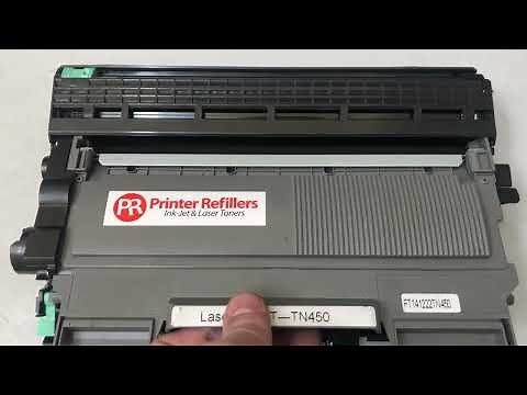 How to Install Brother Laser Tone Cartridge TN-450 into the printer and DR-420 Drum Unit.