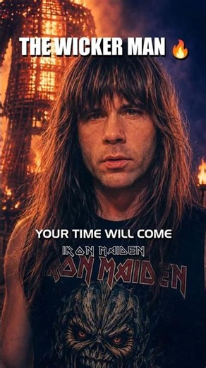 Iron Maiden - The Wicker Man (Effigy Tribute) 🔥🎸 #shorts