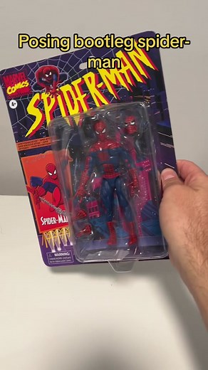 Got the worst bootleg spiderman marvel legends action figure today #spiderman #marvellegends #actionfigures
