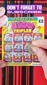NEW £2 lottery scratch cards #scratchcards #lottery #lotteryscratchcards #shorts
