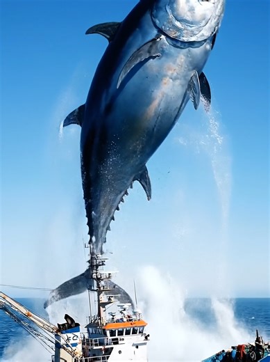 Encounter with a Giant Ocean Tuna