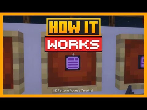 HOW CRAFTING CARD WORKS IN MINECRAFT WITH AE2