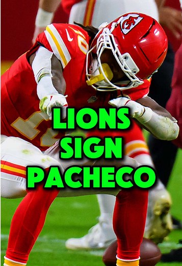 Lions Sign Running Back Isiah Pacheco