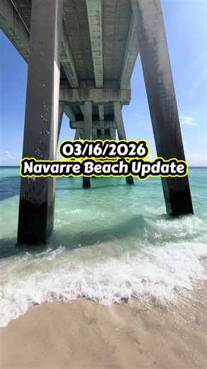 Navarre Beach Update: A Chilly but Beautiful Day
