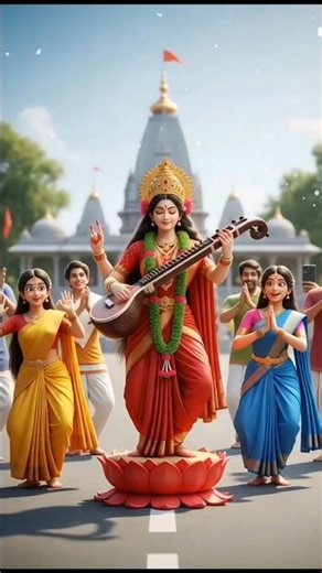 Jay maa sarswati coming soon 🚩🙏 #sarswati #saraswatipuja #maasaraswati #shortsfeed