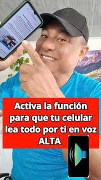 Activate the feature that lets your phone read everything aloud for you #texttospeech #phonetricks