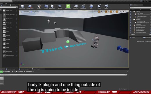 UE4 IK Hand Foot Placement