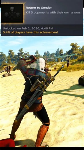 Return to Sender Achievement #thewitcher3gameplay #gaming #thewitcher #openworldgame #rpg #shorts