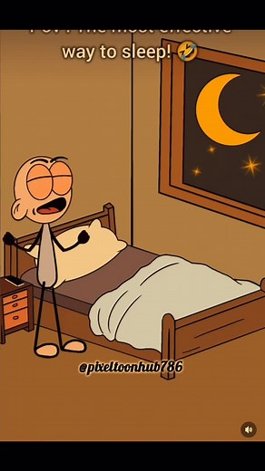 Easiest way to fall asleep fast😄😄😄🤣 #viral #comedy #funny #funnyvideos #animation #couple | Vivid Animation's
