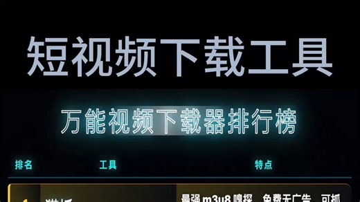 万能视频下载工具，短视频下载助手