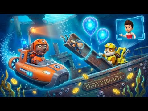 PAW Patrol: Sunken Treasure Trap! ⚓️💎 | Underwater Shipwreck Rescue & STEM Lifting!