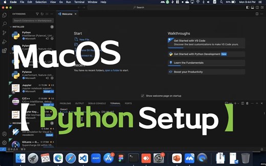 MacOS Python Setup (MacOS安装Python环境)