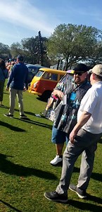 1.7K views · 129 reactions | Fluffy gets interviewed about his bus collection #ameliaisland #ameliaconcours #fluffy | Skinner Classics - VW Restorations & Repair | Facebook