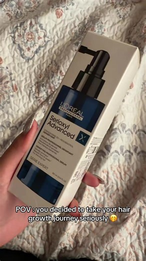Come with me on this journey trying the L’Oréal professional Aminexil Advanced and Serioxyl Advanced 🤭 #aminexil #lorealproza #lorealprofessionnel #lorealpro #serioxyladvanced