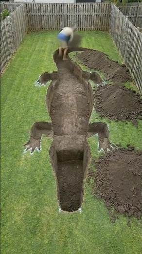 Building a Massive Crocodile Shaped Swimming Pool