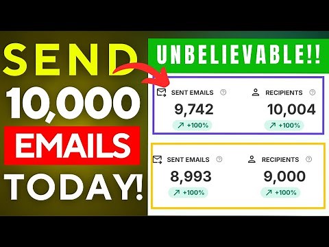 How To Send Bulk Emails For FREE 2025 (10,000 Emails Per Day)