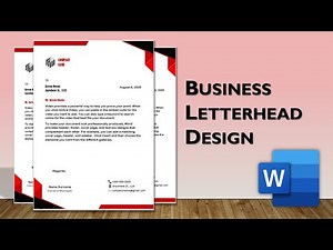 How to Design a Business Letterhead for Beginners