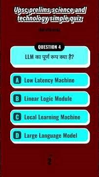 upsc prelims science and technology simple quiz