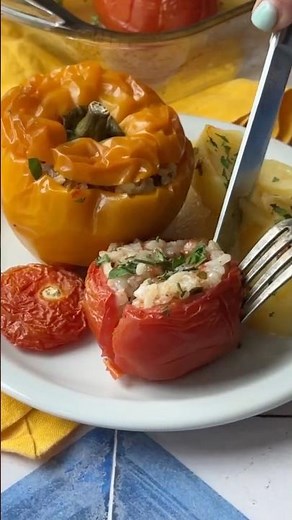 Gemista Recipe (Greek Stuffed Vegetables)
